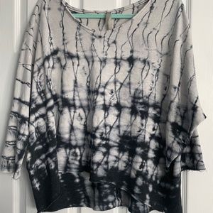 Mono B black and tan oversized sweater: Size M or L $20